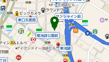 スーパーポテト 池袋ゲーム横丁の地図画像