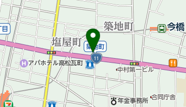 株式会社オーヤラックス 高松営業所の地図画像