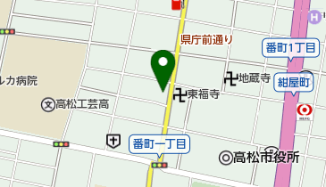 高松青色申告会の地図画像