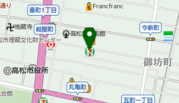 香川日仏協会の地図画像