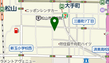 愛媛県医薬品卸業協会の地図画像