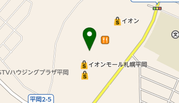 JEWEL CAFE(ジュエル カフェ) イオンモール札幌平岡店の地図画像