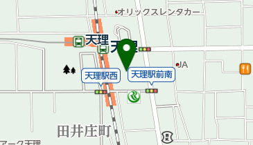 天理駅前広場コフフンの地図画像