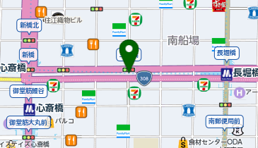 英国式リフレクソロジーサロン リフレ クリスタ長堀店の地図画像
