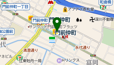 Dr.(ドクター)ストレッチ 門前仲町店の地図画像