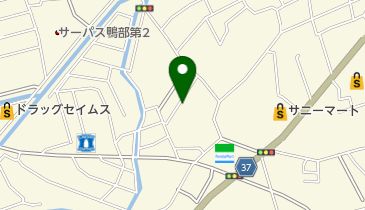 鴨田プロパンの地図画像