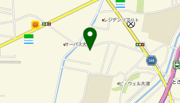 杉山商店の地図画像