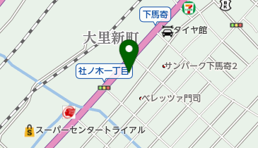 門司西ロータリークラブの地図画像