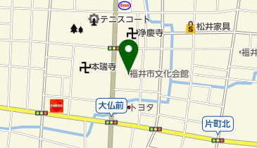 福井芸術・文化フォーラムの地図画像