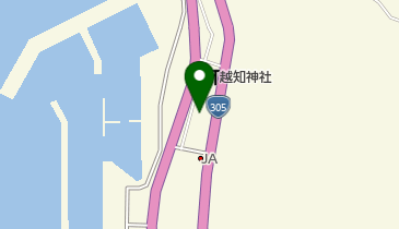 越廼漁業協同組合の地図画像