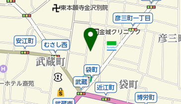 田島ルーフィング株式会社金沢営業所の地図画像