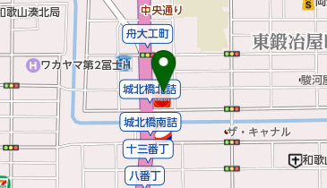 日本商事株式会社食品部の地図画像