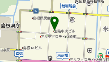 凸版印刷株式会社松江営業所の地図画像