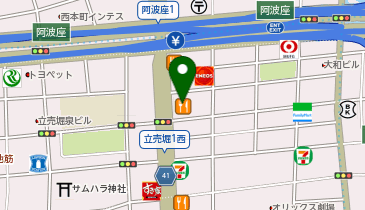 どろそば将 阿波座店の地図画像