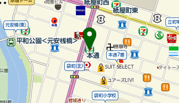 HIS 中四国予約センターの地図画像