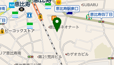 PIANO STUDIO NOAH(ピアノ スタジオ ノア) 恵比寿店の地図画像