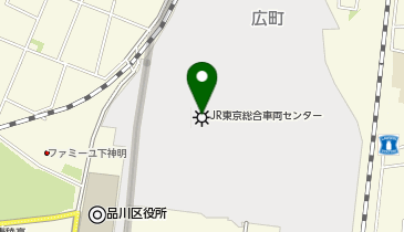 東日本旅客鉄道株式会社 東京総合車両センターの地図画像