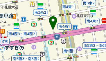 バーラー ペンギン堂の地図画像