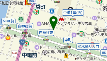 ゼンリン住宅地図　広島市中区202402 広島県広島市中区中町の法人一覧 - NAVITIME