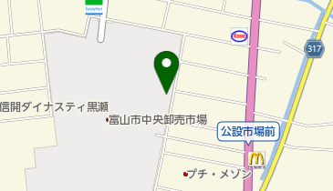 富山市場共配センター協同組合の地図画像