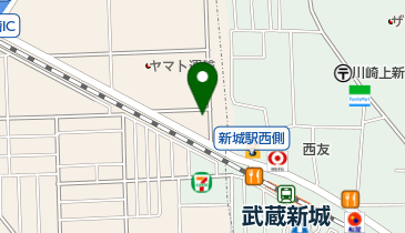 クララ整骨院 武蔵新城院の地図画像