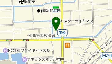 財団法人福井県国際交流会館福井県国際交流協会の地図画像