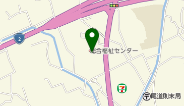 尾道市総合福祉センターの地図画像