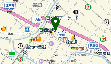 ショップハーバー 長崎店の地図画像