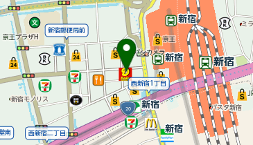 HIS エコツアーデスクの地図画像