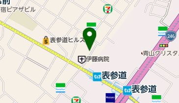 HIS 表参道団体営業所の地図画像