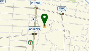 ドミー 百々店の地図画像
