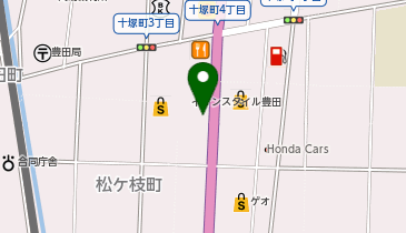 ディッパーダン イオンスタイル豊田店の地図画像