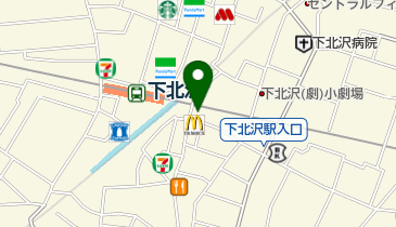 MISTER MINIT(ミスター ミニット) 下北沢店の地図画像