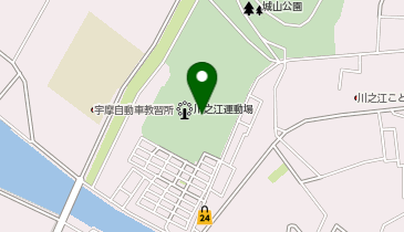 川之江運動場の地図画像