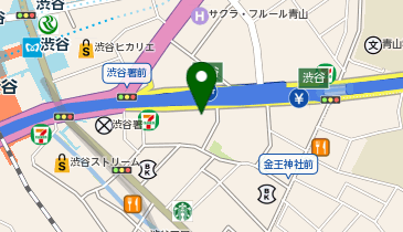 ボッシュビル 渋谷の地図画像