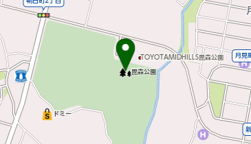 毘森公園の地図画像
