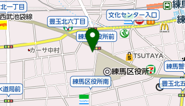 オオゼキ 練馬店の地図画像