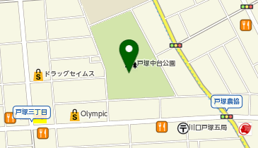 戸塚中台公園の地図画像