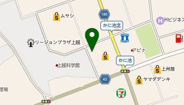 いっさく 上越インター店の地図画像