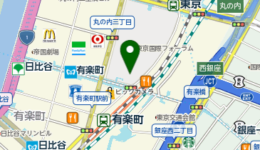 東京国際フォーラム 地上広場 ネオ屋台村の地図画像