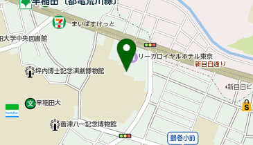 大隈庭園の地図画像