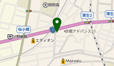 桜さくら鍼灸整骨院の地図画像