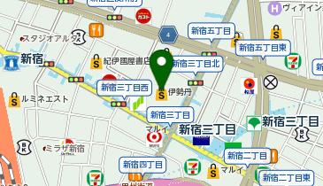 メゾン トゥモローランド 新宿伊勢丹店の地図画像