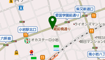 SOUND STUDIO M(サウンド スタジオ エム) 小岩店の地図画像