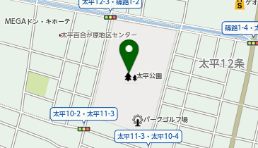 太平公園の地図画像