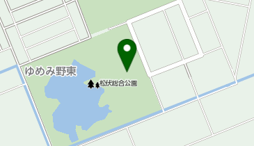 松伏総合公園 多目的競技場の地図画像