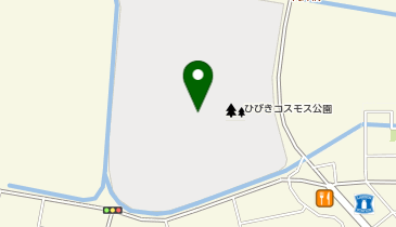 ひびきコスモス公園の地図画像