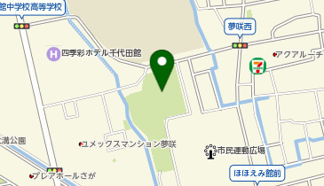 夢咲公園の地図画像