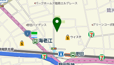 阪神野田センタービルの地図画像