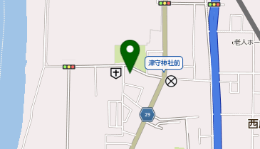 津守神社の地図画像